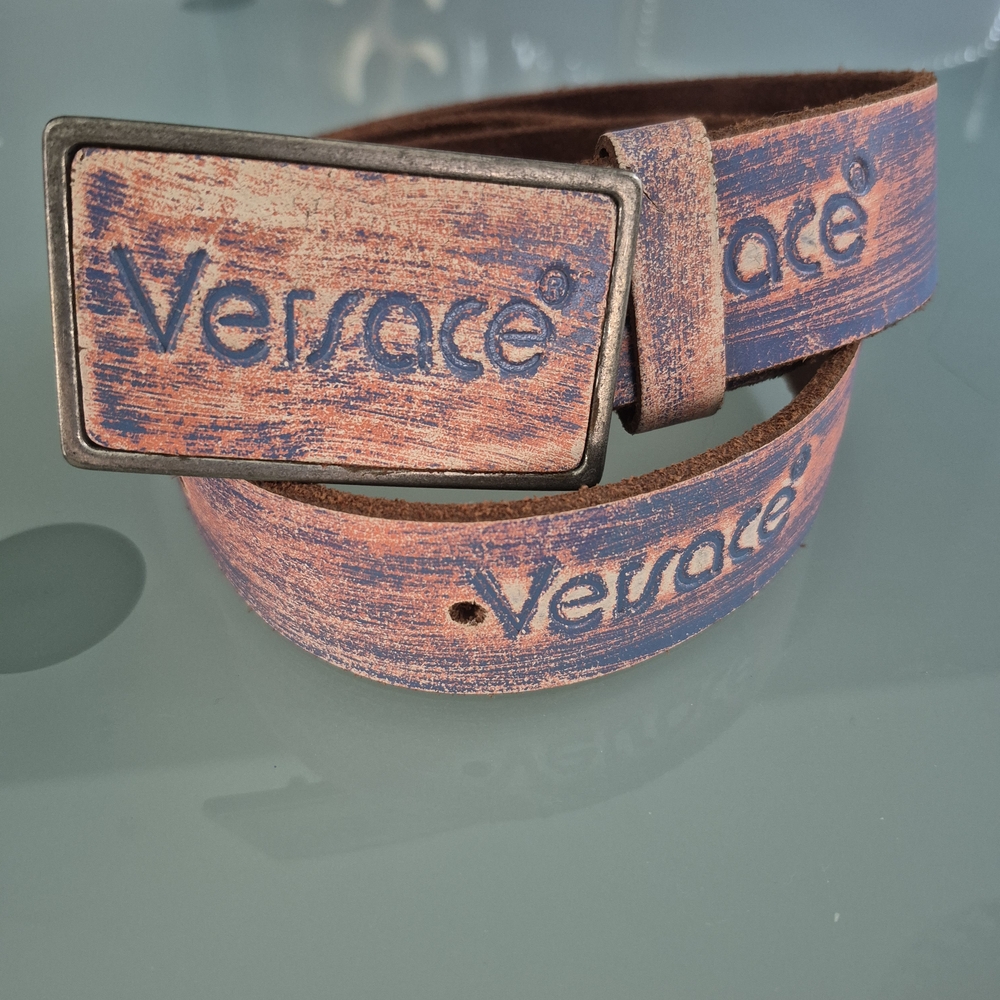 Versace Men's Leather Belt